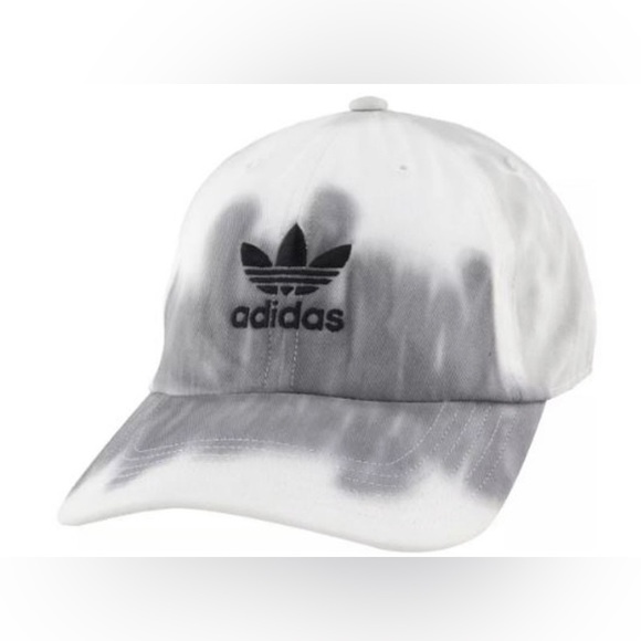 adidas Other - NWT Adidas Originals One Size Precurved Color Wash Tie-Dye Hat, Gray White. MEN